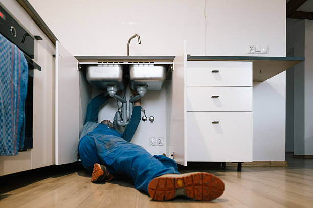 Professional Leak Detection technician working in Peterborough, NH